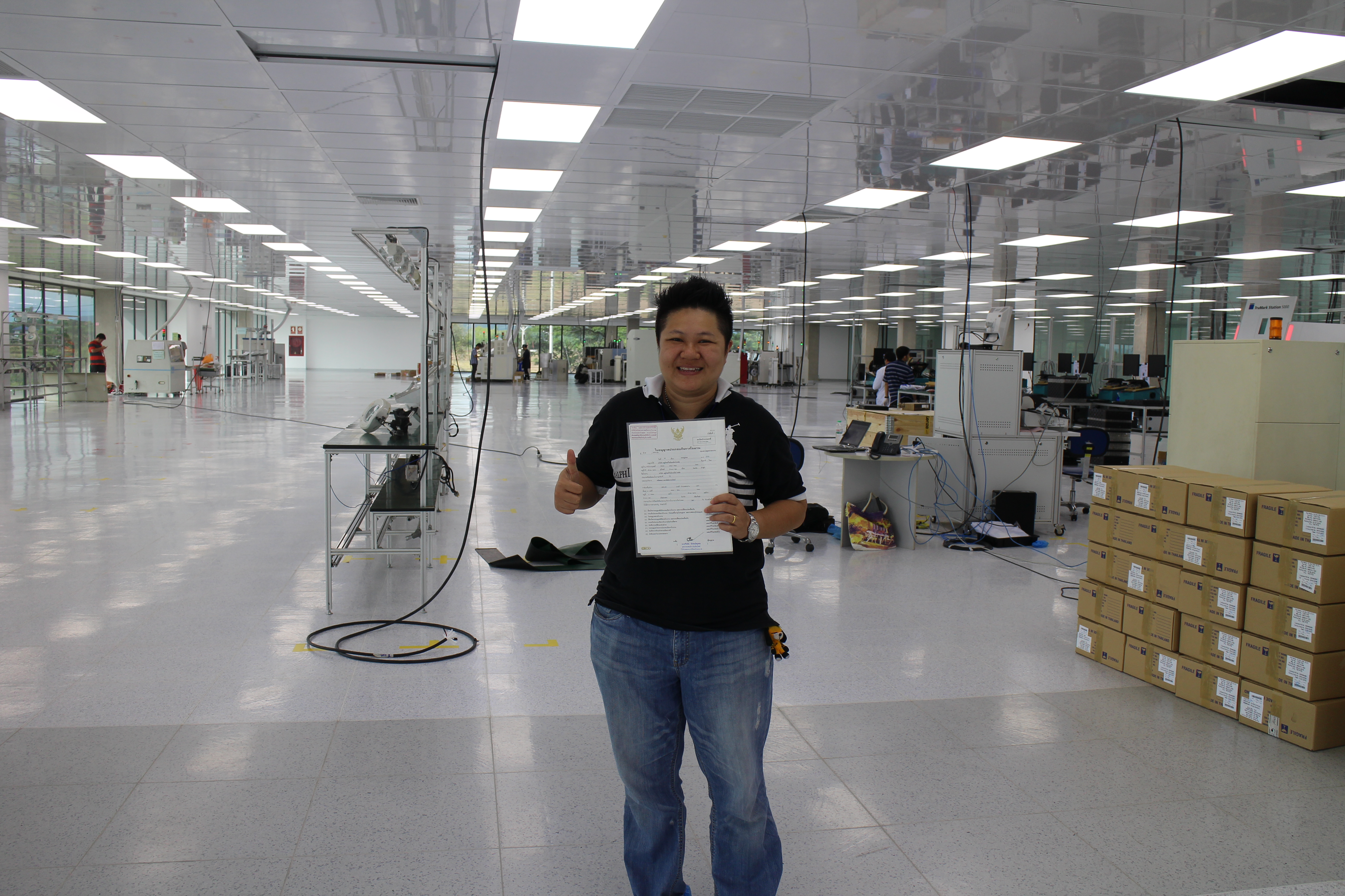 Official certification for the new EMS location of Bluechips